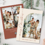 Cartes Pour Fêtes Annuelles Élégant élégant 5 PHOTO Noël Salutation<br><div class="desc">Simplement Élégant et élégant PHOTO Noël Greeting Carte de vacances. Surprenez et apportez la joie à vos proches et rendez la fête inoubliable. Pour plus de personnalisation,  cliquez sur le lien "customiser plus" et utilisez notre outil de conception pour modifier ce modèle.</div>