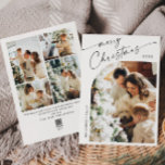 Cartes Pour Fêtes Annuelles Élégant élégant 5 PHOTO Noël Salutation<br><div class="desc">Simplement Élégant et élégant PHOTO Noël Greeting Carte de vacances. Surprenez et apportez la joie à vos proches et rendez la fête inoubliable. Pour plus de personnalisation,  cliquez sur le lien "customiser plus" et utilisez notre outil de conception pour modifier ce modèle.</div>