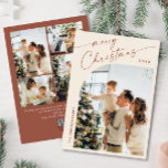 Cartes Pour Fêtes Annuelles Élégant élégant 5 PHOTO Noël Salutation<br><div class="desc">Simplement Élégant et élégant PHOTO Noël Greeting Carte de vacances. Surprenez et apportez la joie à vos proches et rendez la fête inoubliable. Pour plus de personnalisation,  cliquez sur le lien "customiser plus" et utilisez notre outil de conception pour modifier ce modèle.</div>