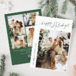 Cartes Pour Fêtes Annuelles Élégant élégant 5 PHOTO Noël Salutation<br><div class="desc">Simplement Élégant et élégant PHOTO Noël Greeting Carte de vacances. Surprenez et apportez la joie à vos proches et rendez la fête inoubliable. Pour plus de personnalisation,  cliquez sur le lien "customiser plus" et utilisez notre outil de conception pour modifier ce modèle.</div>