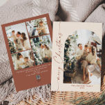 Cartes Pour Fêtes Annuelles Élégant élégant 5 PHOTO Noël Salutation<br><div class="desc">Simplement Élégant et élégant PHOTO Noël Greeting Carte de vacances. Surprenez et apportez la joie à vos proches et rendez la fête inoubliable. Pour plus de personnalisation,  cliquez sur le lien "customiser plus" et utilisez notre outil de conception pour modifier ce modèle.</div>