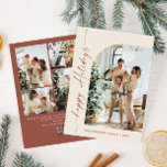 Cartes Pour Fêtes Annuelles Élégant élégant 5 PHOTO Noël Salutation<br><div class="desc">Simplement Élégant et élégant PHOTO Noël Greeting Carte de vacances. Surprenez et apportez la joie à vos proches et rendez la fête inoubliable. Pour plus de personnalisation,  cliquez sur le lien "customiser plus" et utilisez notre outil de conception pour modifier ce modèle.</div>