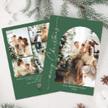 Cartes Pour Fêtes Annuelles Élégant élégant 5 PHOTO Noël Salutation<br><div class="desc">Simplement Élégant et élégant PHOTO Noël Greeting Carte de vacances. Surprenez et apportez la joie à vos proches et rendez la fête inoubliable. Pour plus de personnalisation,  cliquez sur le lien "customiser plus" et utilisez notre outil de conception pour modifier ce modèle.</div>