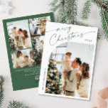 Cartes Pour Fêtes Annuelles Élégant élégant 5 PHOTO Noël Salutation<br><div class="desc">Simplement Élégant et élégant PHOTO Noël Greeting Carte de vacances. Surprenez et apportez la joie à vos proches et rendez la fête inoubliable. Pour plus de personnalisation,  cliquez sur le lien "customiser plus" et utilisez notre outil de conception pour modifier ce modèle.</div>