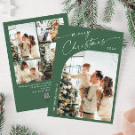 Cartes Pour Fêtes Annuelles Élégant élégant 5 PHOTO Noël Salutation<br><div class="desc">Simplement Élégant et élégant PHOTO Noël Greeting Carte de vacances. Surprenez et apportez la joie à vos proches et rendez la fête inoubliable. Pour plus de personnalisation,  cliquez sur le lien "customiser plus" et utilisez notre outil de conception pour modifier ce modèle.</div>