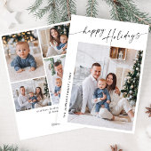 Cartes Pour Fêtes Annuelles Élégant élégant 5 PHOTO Noël Salutation