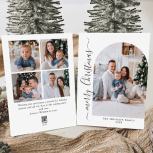 Cartes Pour Fêtes Annuelles Élégant élégant 5 PHOTO Noël Salutation