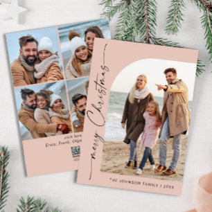 Cartes Pour Fêtes Annuelles Élégant élégant 5 PHOTO Noël Salutation