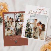 Cartes Pour Fêtes Annuelles Élégant élégant 5 PHOTO Noël Salutation