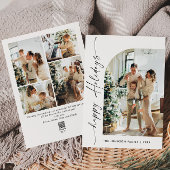 Cartes Pour Fêtes Annuelles Élégant élégant 5 PHOTO Noël Salutation