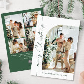 Cartes Pour Fêtes Annuelles Élégant élégant 5 PHOTO Noël Salutation