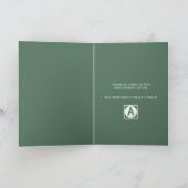 Cartes Pour Fêtes Annuelles Élégant Entreprise Affaires Vacances Vert clair (Intérieur)