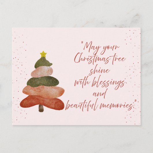 Cartes Pour Fêtes Annuelles Elegant Festive Christmas Tree (Devant)