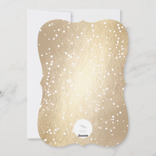 Cartes Pour Fêtes Annuelles Élégant Fleurit Merrily Jamais Après Mariage Photo (Dos)