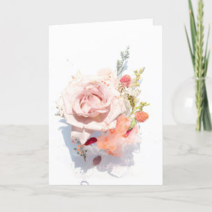 Cartes Pour Fêtes Annuelles Élégant floral pour la Saint-Valentin