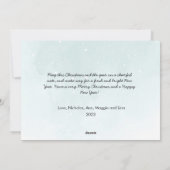 Cartes Pour Fêtes Annuelles Élégant Forêt rustique Cerf (Dos)