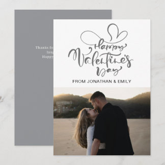 Cartes Pour Fêtes Annuelles Elegant Hearts Happy Valentine's Day 1 Photo