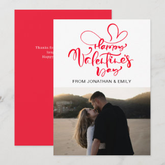 Cartes Pour Fêtes Annuelles Elegant Hearts Happy Valentine's Day 1 Photo