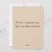 Cartes Pour Fêtes Annuelles Élégant Heureuse Sainte-Valentin floral moderne (Dos)