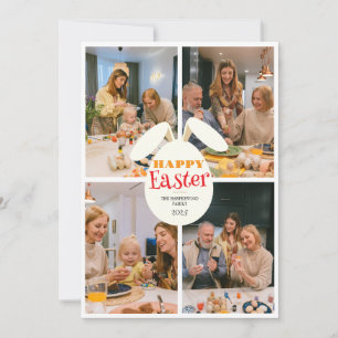 Cartes Pour Fêtes Annuelles Elégant heureux OEufs de Pâques Famille 4 photo