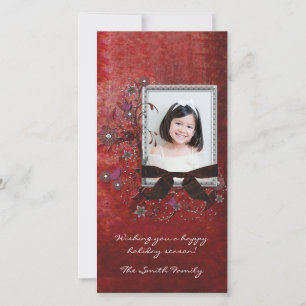 Cartes Pour Fêtes Annuelles Elegant Holiday Photo Card