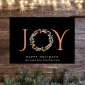 Cartes Pour Fêtes Annuelles Elégant Joy Christmas Corporate