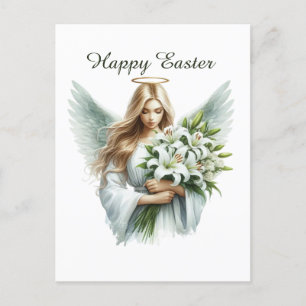 Cartes Pour Fêtes Annuelles Élégant joyeux ange de Pâques
