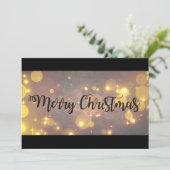 Cartes Pour Fêtes Annuelles Élégant Joyeux Noël (Debout devant)