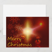 Cartes Pour Fêtes Annuelles Élégant Joyeux Noël (Devant / Derrière)