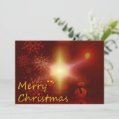 Cartes Pour Fêtes Annuelles Élégant Joyeux Noël (Debout devant)