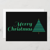 Cartes Pour Fêtes Annuelles Élégant Joyeux Noël (Devant / Derrière)