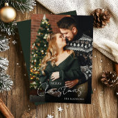 Cartes Pour Fêtes Annuelles Élégant Joyeux Noël Couple Photo