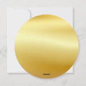 Cartes Pour Fêtes Annuelles Elégant Joyeux Noël Or père Noël Deer Moose xmas (Dos)