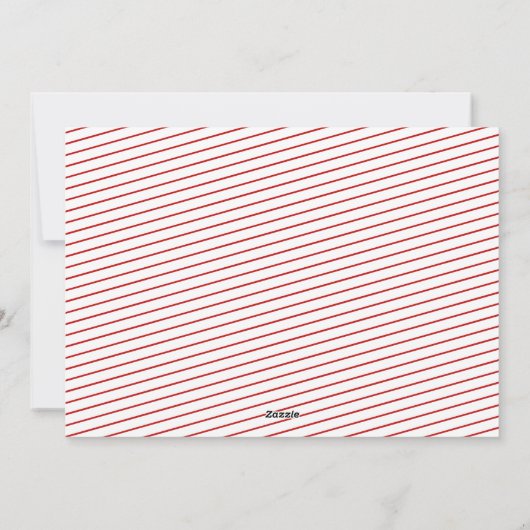 Cartes Pour Fêtes Annuelles Élégant Joyeux Noël personnalisé Collage photo (Dos)