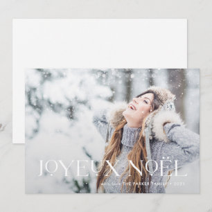 Cartes Pour Fêtes Annuelles Elegant Joyeux Noel   Une Photo de Noël