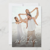 Cartes Pour Fêtes Annuelles Élégant Mele Kalikimaka Photo Noël (Devant)