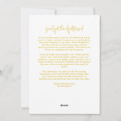 Cartes Pour Fêtes Annuelles Elegant Minimalist Gold Script 3 Multi Photos (Dos)
