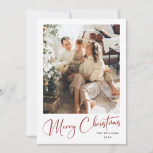 Cartes Pour Fêtes Annuelles Élégant minimaliste moderne Noël 2 photo
