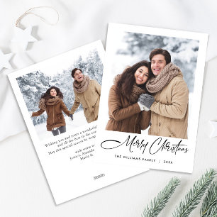 Cartes Pour Fêtes Annuelles Élégant minimaliste moderne Noël 2 photo