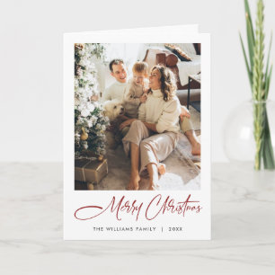 Cartes Pour Fêtes Annuelles Élégant minimaliste moderne Noël 3 photo