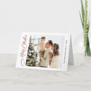 Cartes Pour Fêtes Annuelles Élégant minimaliste moderne Noël 3 photo