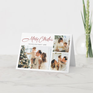 Cartes Pour Fêtes Annuelles Élégant minimaliste moderne Noël 5 photo
