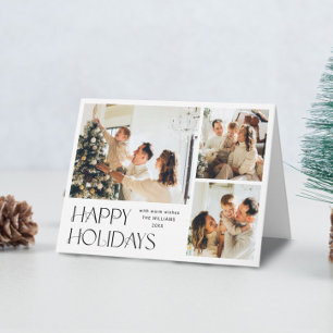 Cartes Pour Fêtes Annuelles Élégant minimaliste moderne Noël 5 photo