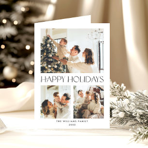 Cartes Pour Fêtes Annuelles Élégant minimaliste moderne Noël 5 photo