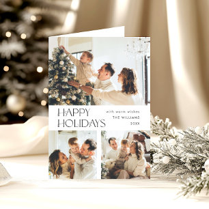 Cartes Pour Fêtes Annuelles Élégant minimaliste moderne Noël 5 photo