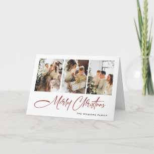 Cartes Pour Fêtes Annuelles Élégant minimaliste moderne Noël 5 photo