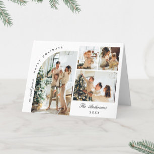 Cartes Pour Fêtes Annuelles Élégant minimaliste moderne Noël 6 Photo