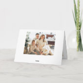 Cartes Pour Fêtes Annuelles Élégant minimaliste moderne Noël 6 Photo (Dos)