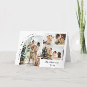 Cartes Pour Fêtes Annuelles Élégant minimaliste moderne Noël 6 Photo (Devant)