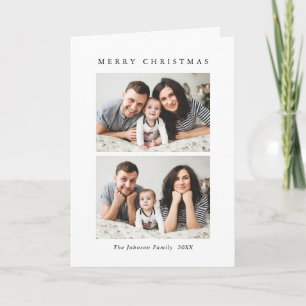 Cartes Pour Fêtes Annuelles Élégant minimaliste Noël 4 photo